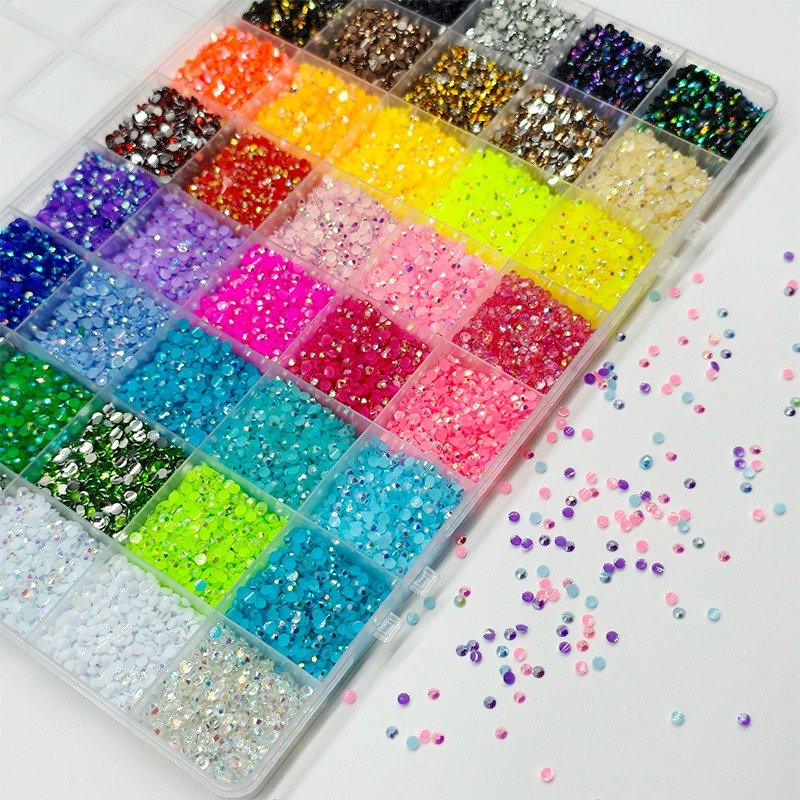 40 Colors Rhinestones Set